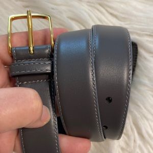 John Henry Full GrainCowhide Man Belt size 38 gray color excellent condition